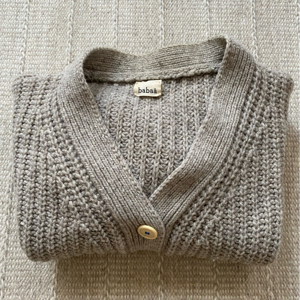 babaa cardigan no19 mini mist